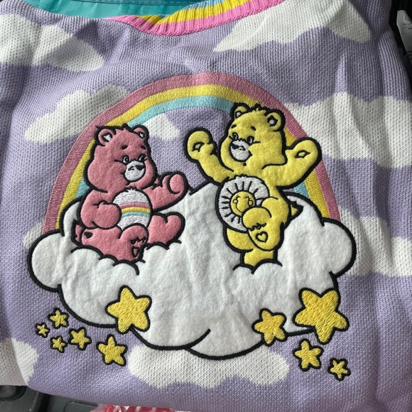 Care Bears cardigan slightly flawed NWT - Picture 2 of 4